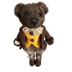 Little Folk Teddy Bear, likely from the 1980s Vintage Tiverton Devon Gentleman